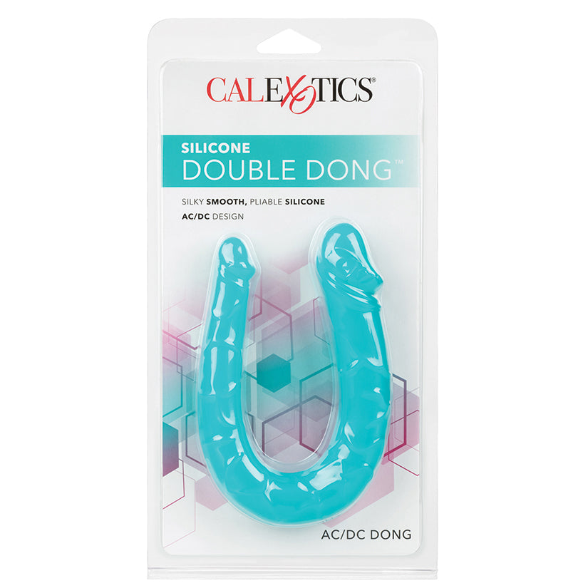 Cal Exotics Double Dong - Teal 12"